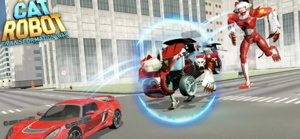 Cat Robot Transform Car Unity Games Source Code - Image 3