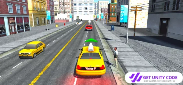 Modern Taxi Driver Simulator Game Unity Source Code - Image 2