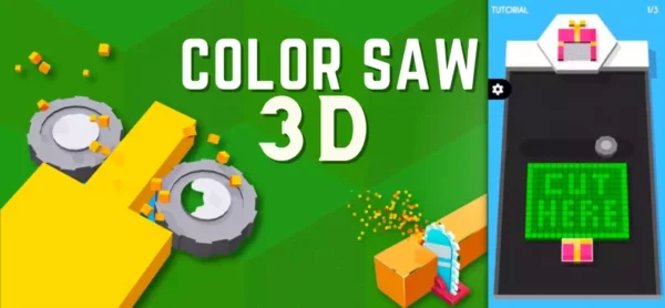 Color Saw 3D Game Unity Source Code