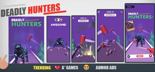 Deadly Hunter - Join and Clash Unity Source Code