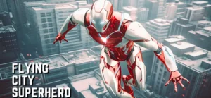 Flying Super Hero City Game Unity Source Code