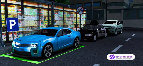 City Night Mode Car Parking Unity Source Code - Image 4