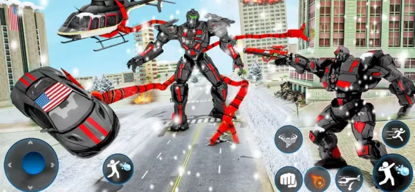 Octopus Robot Car Transformer Unity Game Source Code - Image 2