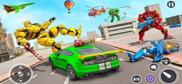 Octopus Robot Car Transformer Unity Game Source Code - Image 3