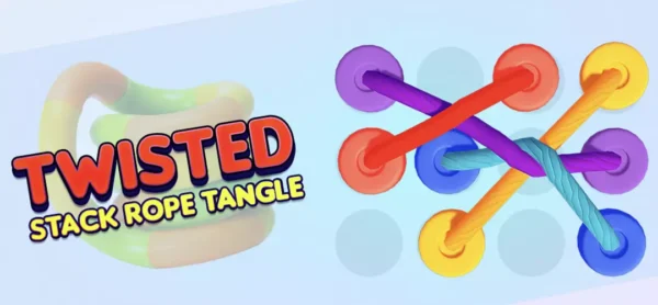 Twisted Tangle Rope Game Unity 3D Source Code